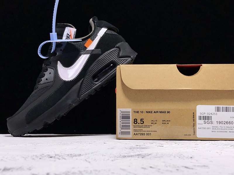 AIR MAX 90 'OFF-WHITE' BLACK