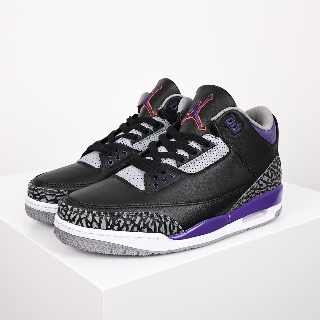 Jordan 3 Court Purple