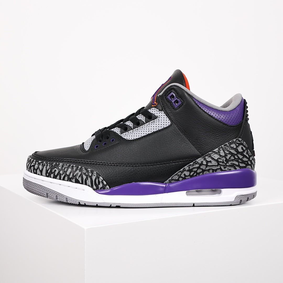Jordan 3 Court Purple