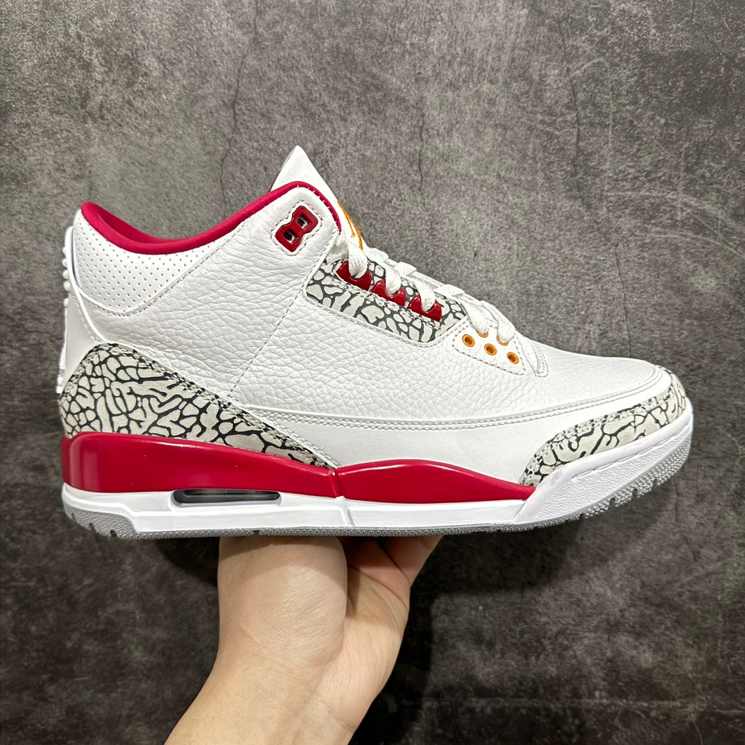 Jordan 3 Retro 'Cardinal Red'