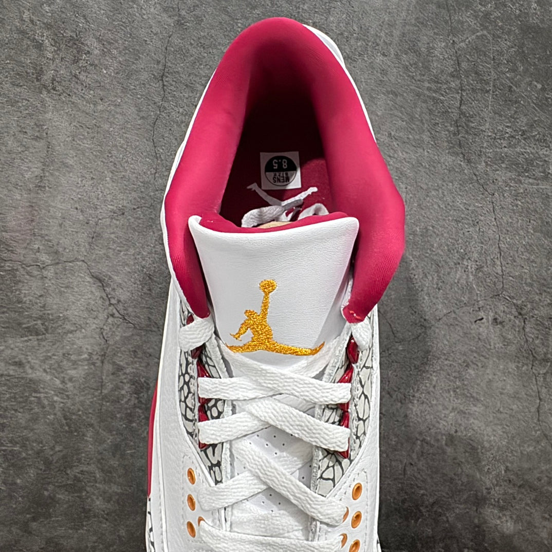 Jordan 3 Retro 'Cardinal Red'