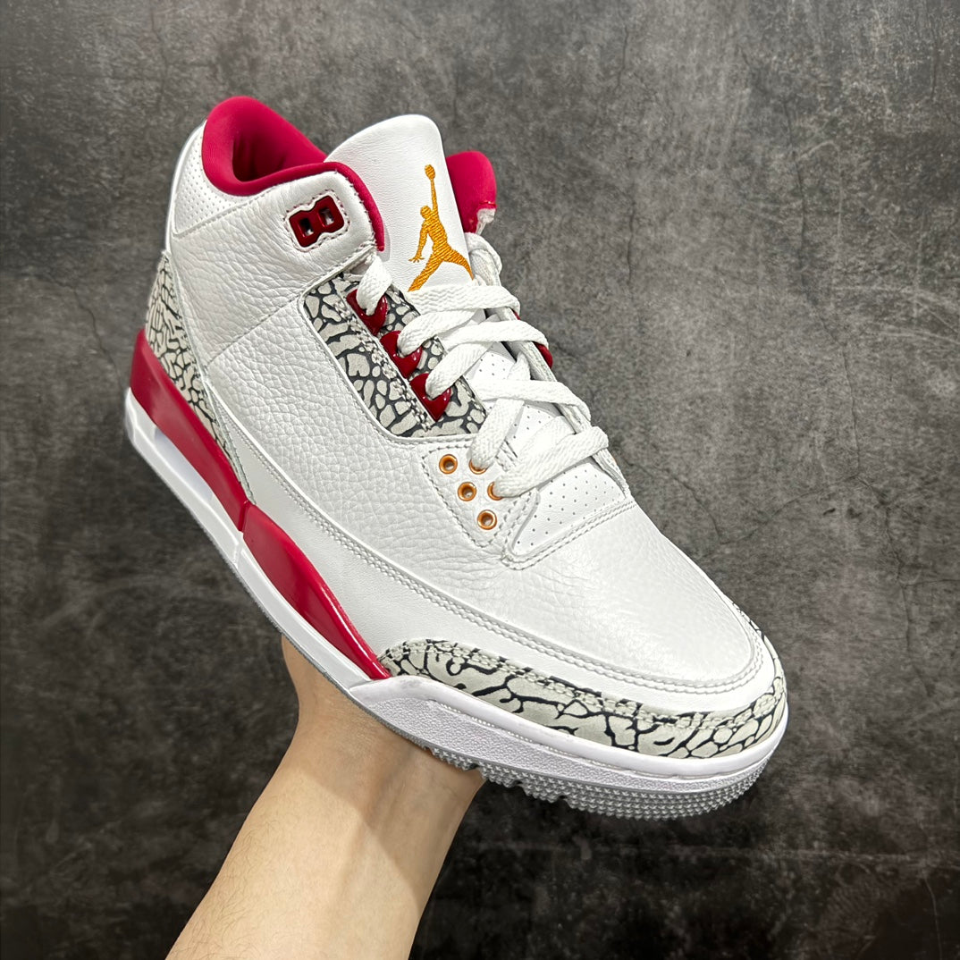 Jordan 3 Retro 'Cardinal Red'