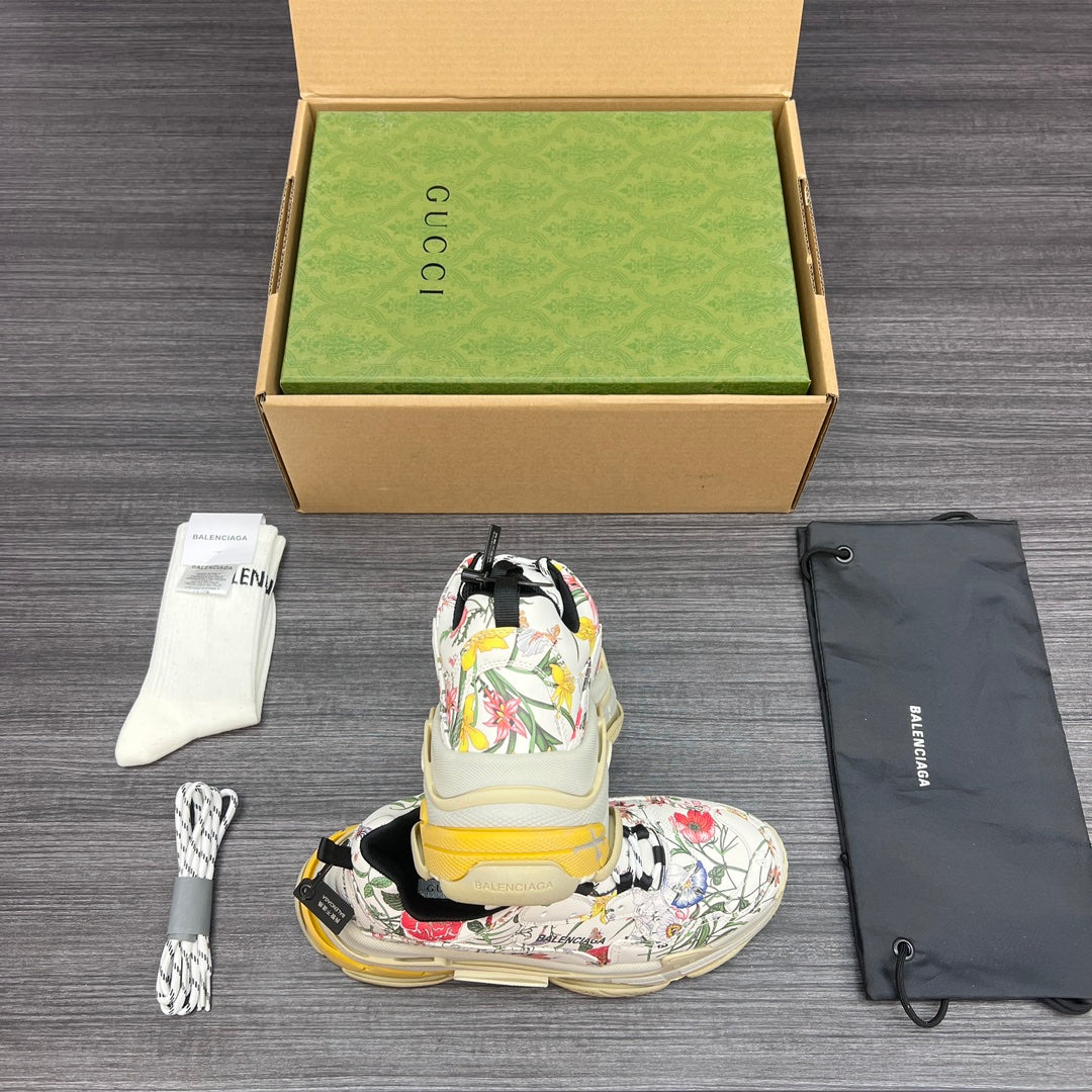 Gucci x BCG Triple S Flora Print