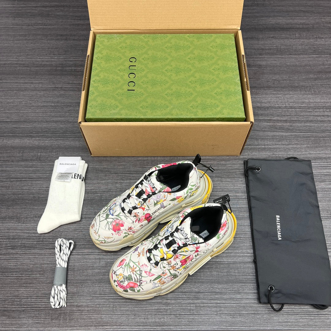 Gucci x BCG Triple S Flora Print