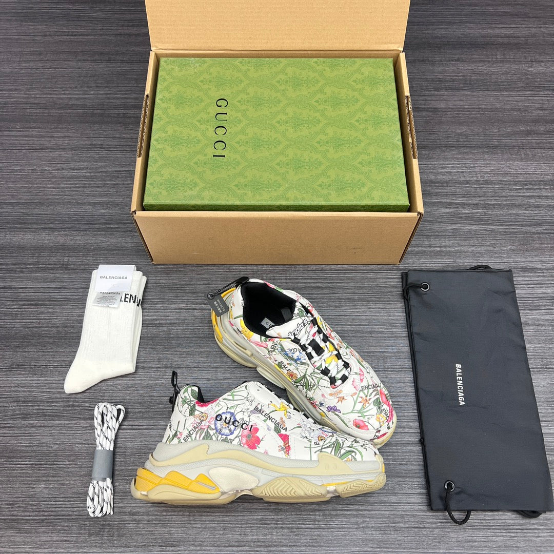 Gucci x BCG Triple S Flora Print