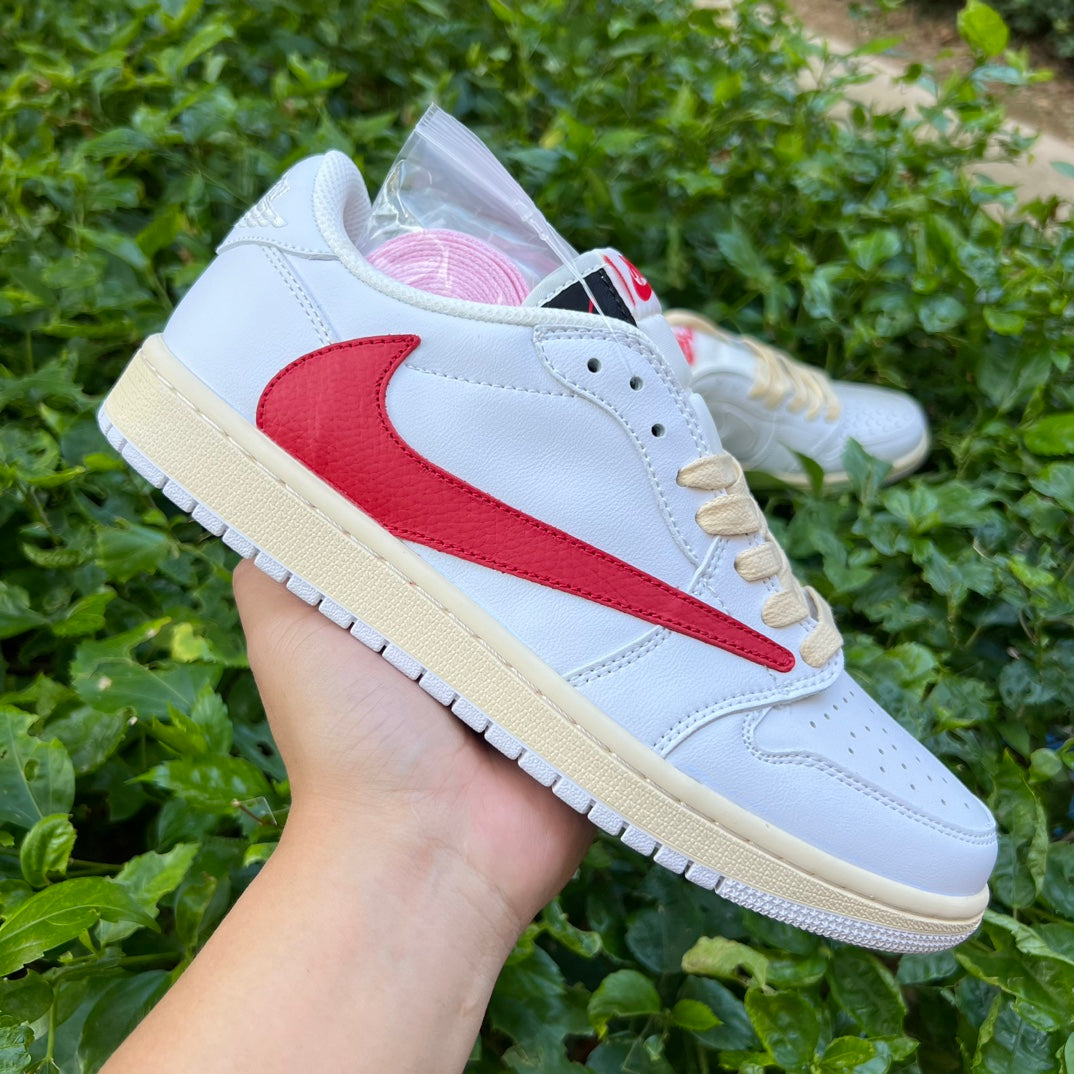 Air Jordan 1 Low Travis Scott Red Swoosh