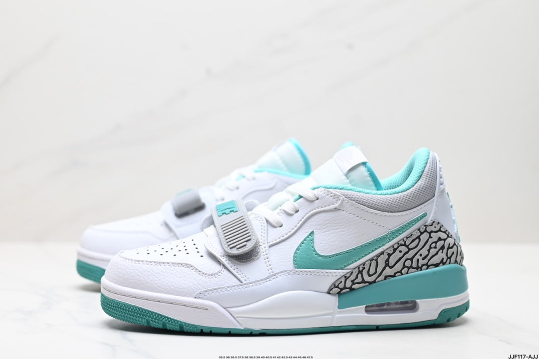 Jordan Legacy 312 Low White Turquoise