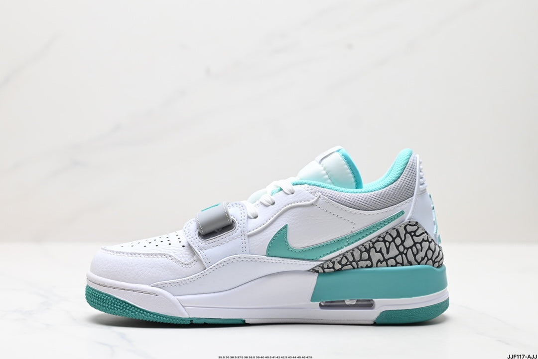 Jordan Legacy 312 Low White Turquoise