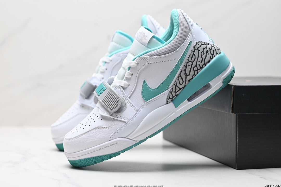 Jordan Legacy 312 Low White Turquoise