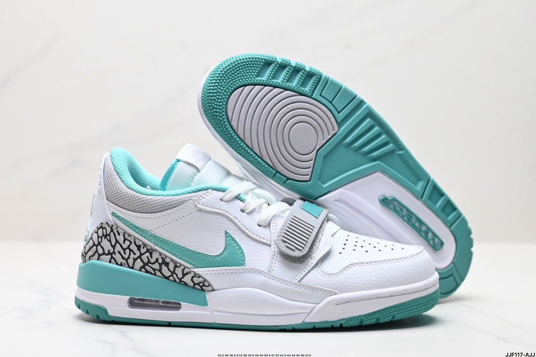 Jordan Legacy 312 Low White Turquoise