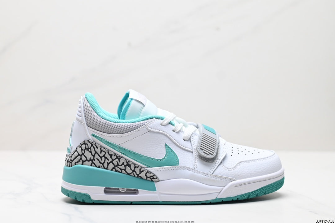 Jordan Legacy 312 Low White Turquoise