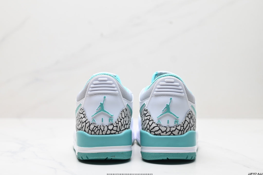 Jordan Legacy 312 Low White Turquoise
