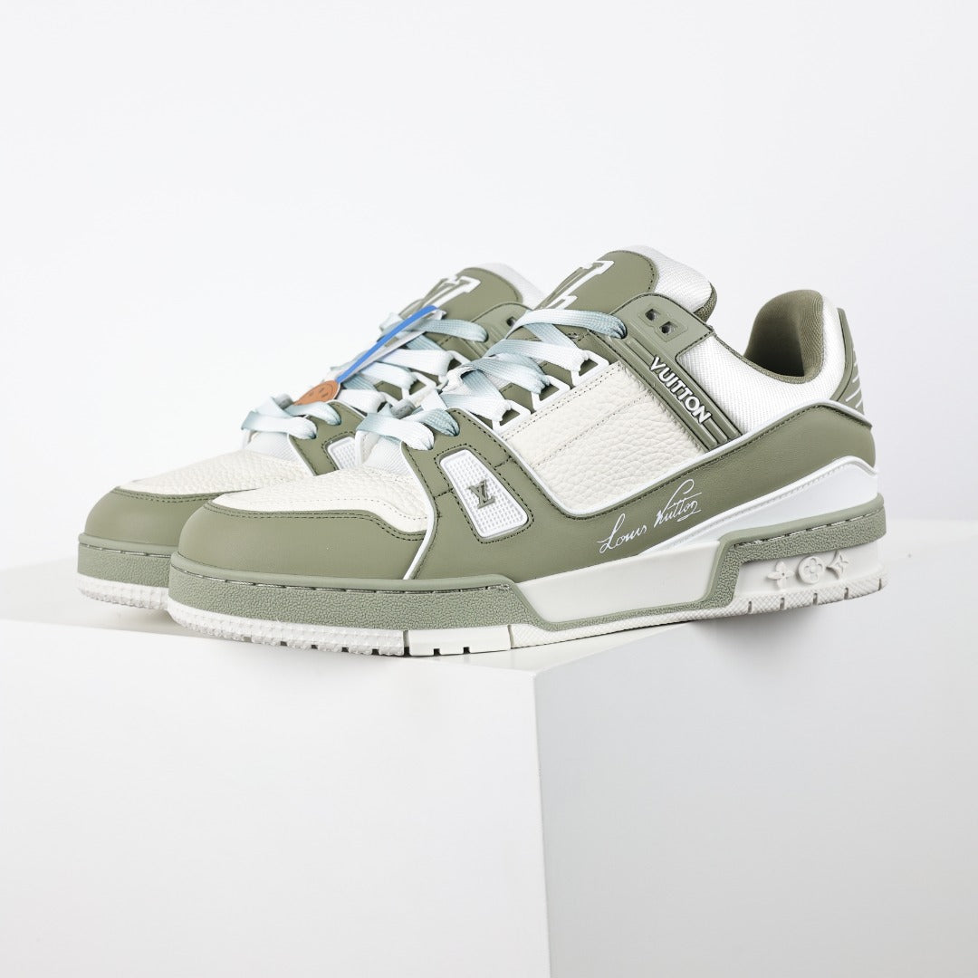 LV Trainer Sneaker - Green