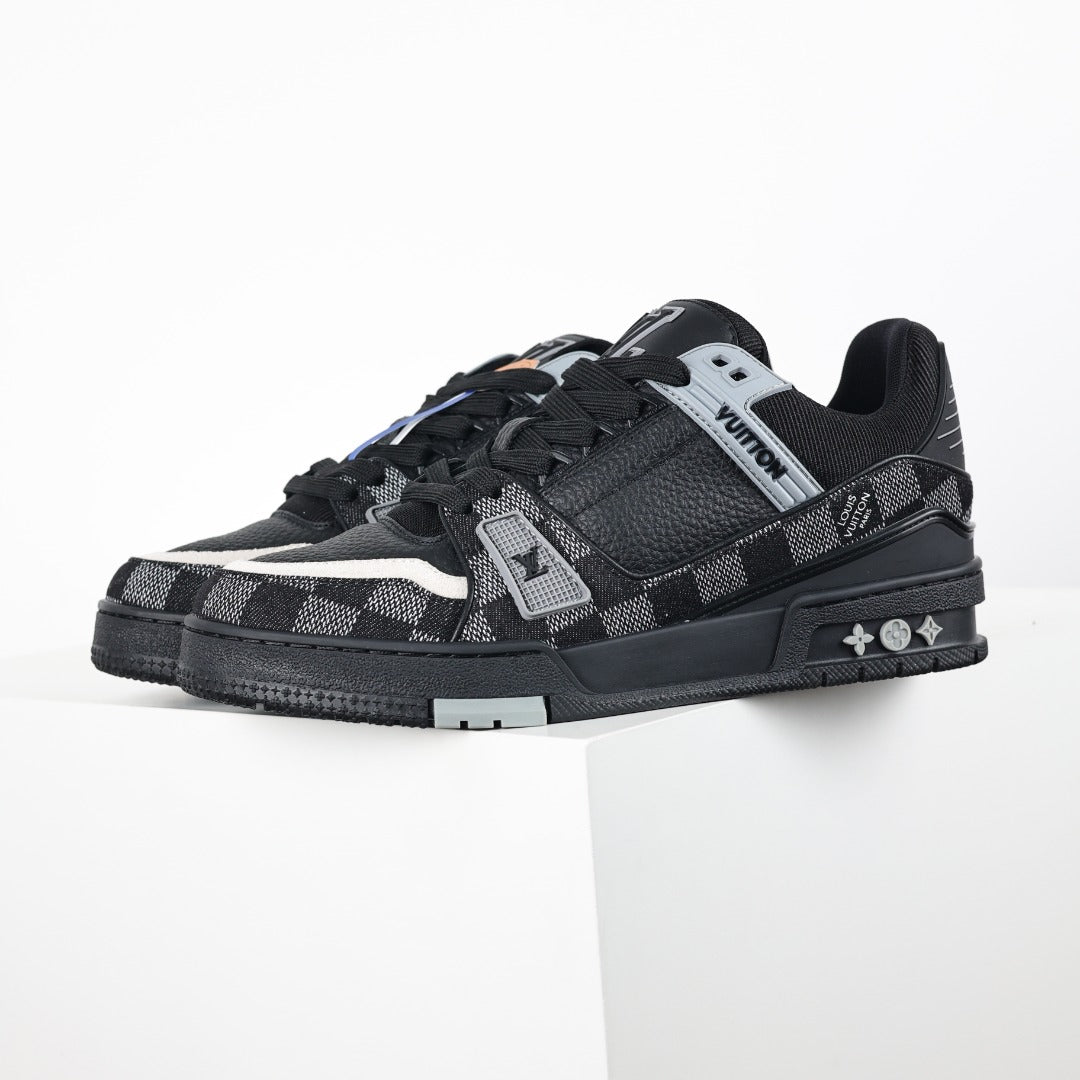 Louis Vuitton LV Trainer Damier Denim Black