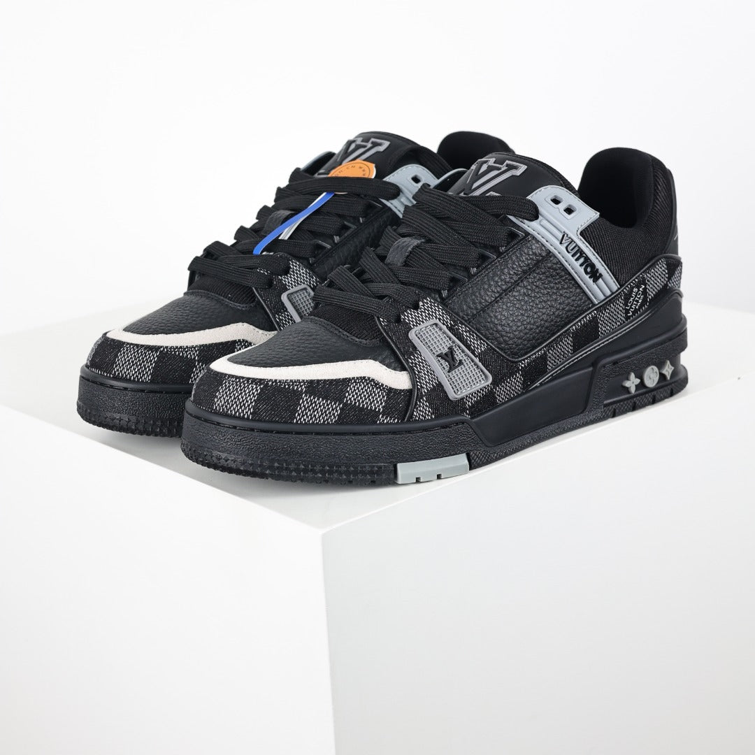 Louis Vuitton LV Trainer Damier Denim Black
