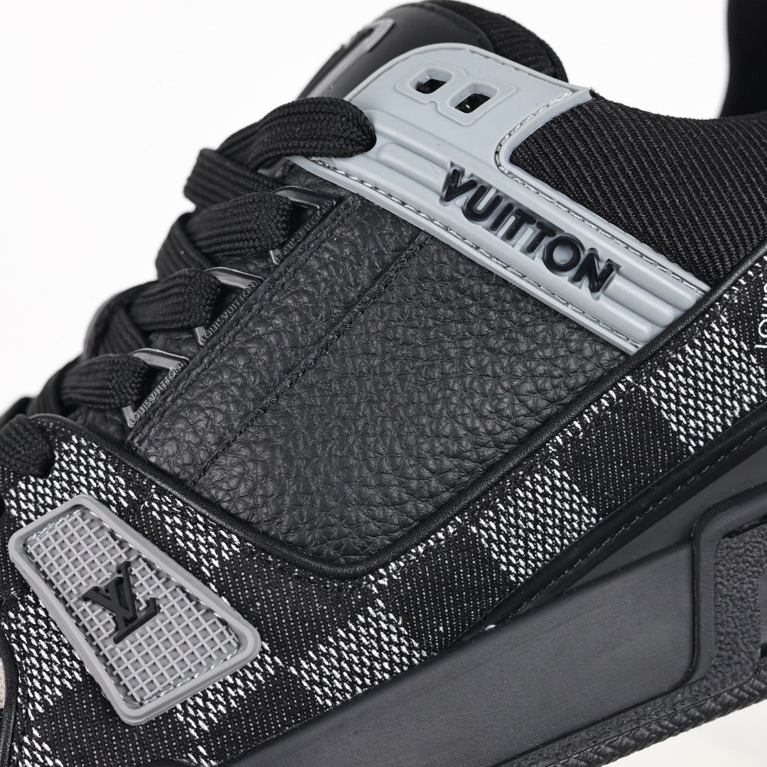 Louis Vuitton LV Trainer Damier Denim Black