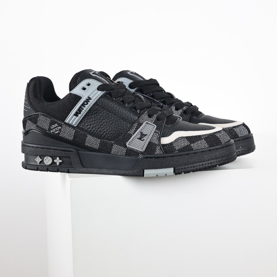 Louis Vuitton LV Trainer Damier Denim Black