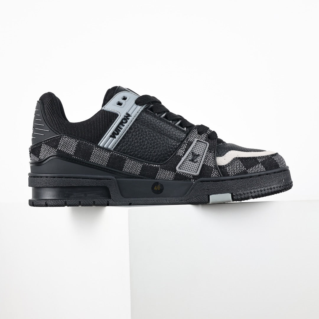 Louis Vuitton LV Trainer Damier Denim Black