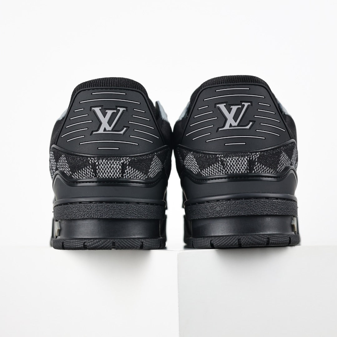 Louis Vuitton LV Trainer Damier Denim Black