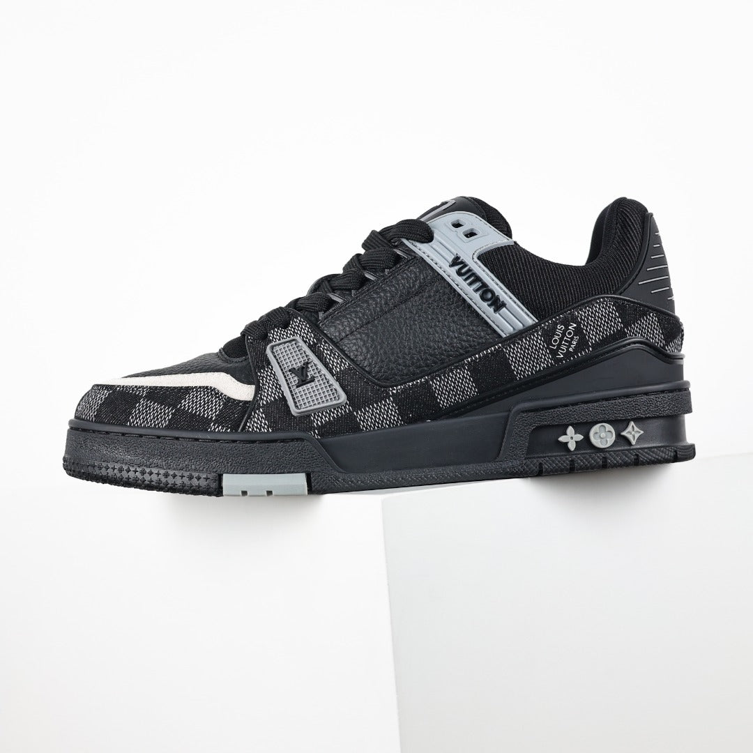 Louis Vuitton LV Trainer Damier Denim Black