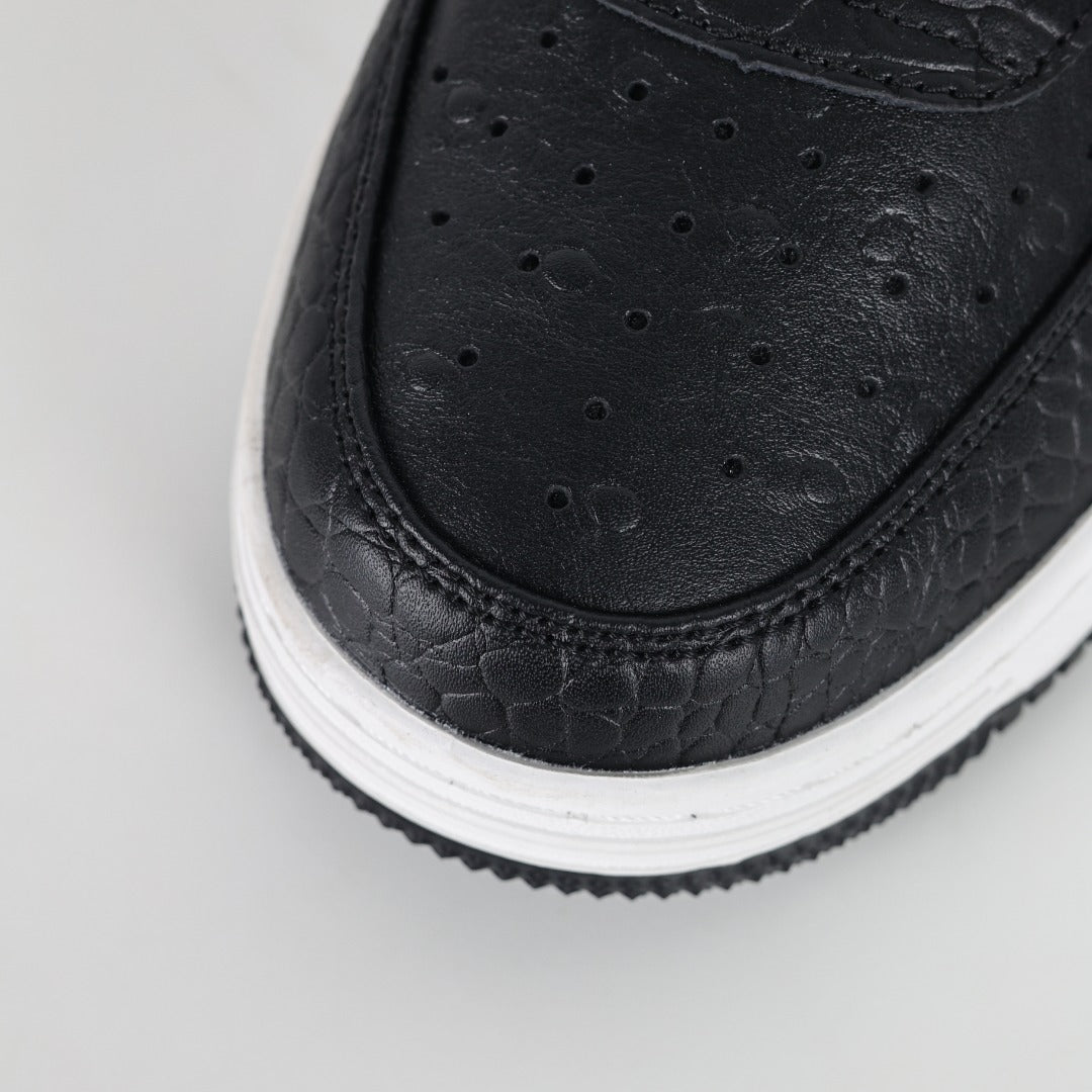 [BAPE] x NEIGHBORHOOD STA Leather Low 'Black'